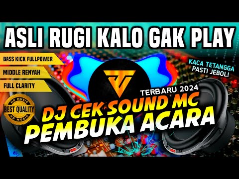 [HD MUSIC] DJ CEK SOUND OPENING THE LATEST EVENT 2024 | MANDATORY SONG FOR SOUND ENGINEERS 🎧