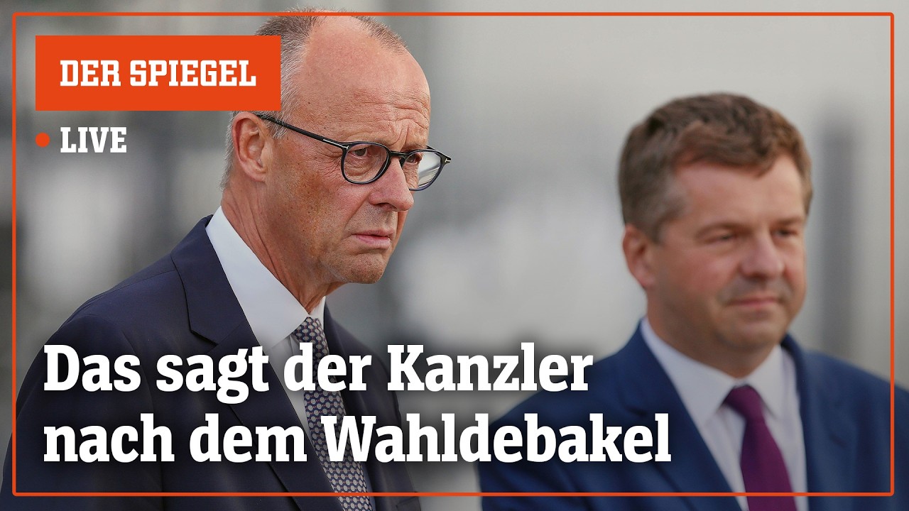 Livestream: Wahldebakel in Sachsen-Anhalt – Das sagt der Kanzler Merz dazu | DER SPIEGEL