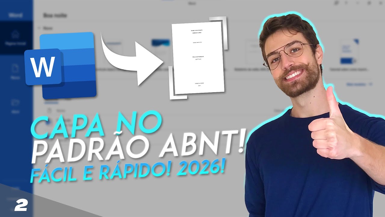 COMO FAZER A CAPA ABNT! FÁCIL E RÁPIDO!