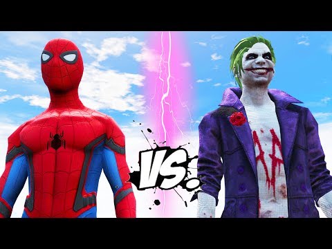 The Joker vs Spider-Man - Epic Superheroes War Video