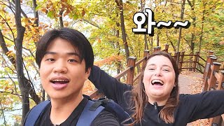 [국제커플] 가을 한국의 단풍을 처음 보는 튀르키예 아내 😂🇹🇷🇰🇷