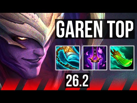 GAREN vs DR. MUNDO (TOP) | 56K damage, Good KDA: 13/2/5 | NA Master | 26.2