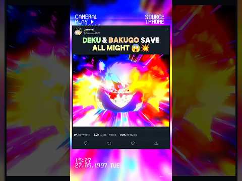 DEKU & BAKUGO save ALL MIGHT 😱💥 | MHA Final Season 8 #myheroacademia #edit #amv #anime