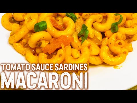 SARDINES MACARONI TOMATO SAUCE | Inspired from a traditional Sicilian dish | Hon and Hon