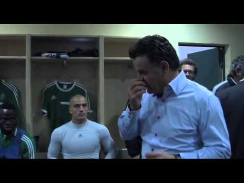 La joie des Verts après Nantes 1 - 3 ASSE