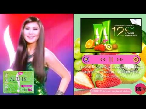 SUNSILK Strong & Long w/ Ms. Sarah Geronimo “Record Breaker” [15s] - Philippines, 2009-2010