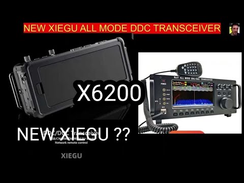NEW - XIEGU X6200-   DDC/DUC ALL MODE SDR TRANSCEIVER ??? 2023 DecemberDirect RF sampling