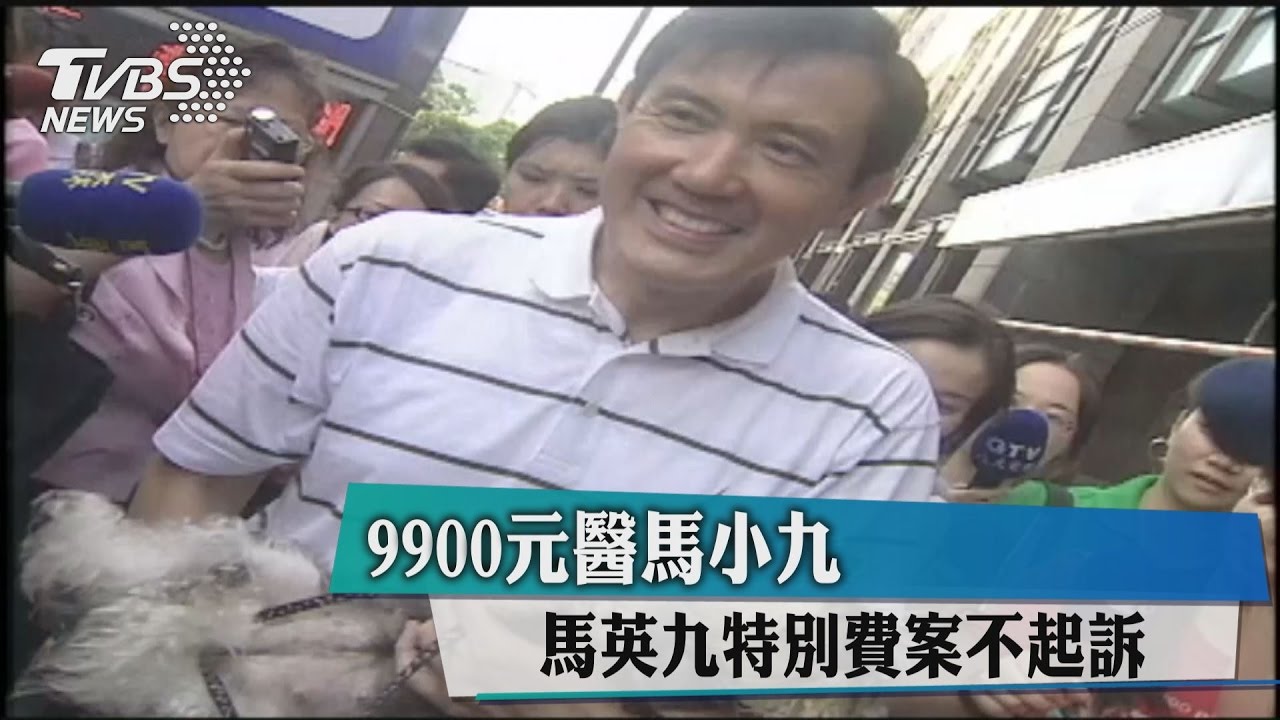 9900元醫馬小九　馬英九特別費案不起訴