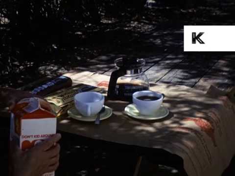 1980s Coffee Break, 16mm USA Home Movies
