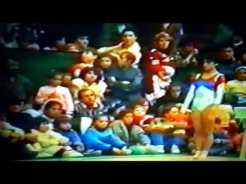 Mirela Pasca -good vaults during 1992 Gym Gala Romania