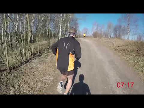 Parkrun Örebro 2019-04-13 - 5 km (Löparperspektiv, 2x)