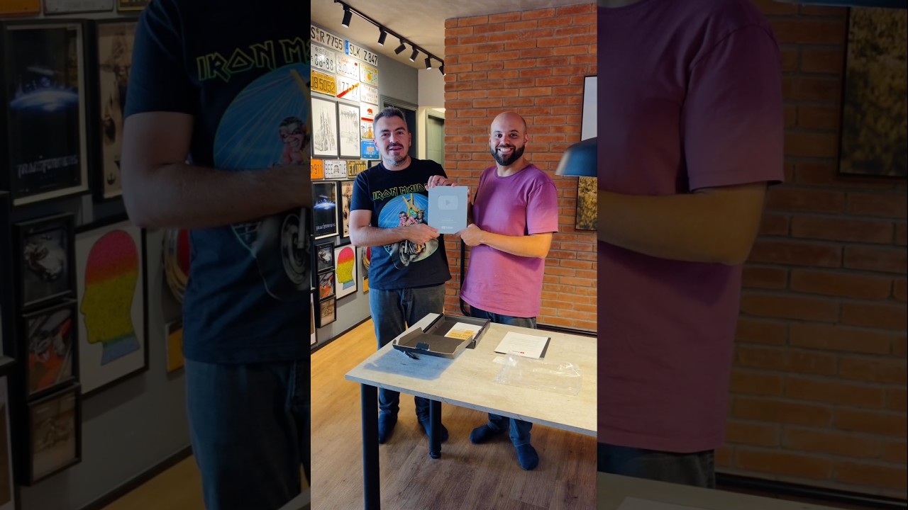 A Plaquinha Chegou! Obrigado a todos os nossos inscritos!