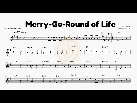 Merry-Go-Round of Life - Alto Sax Sheet Music