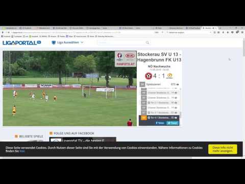 Stockerau SV U 13   Hagenbrunn FK U13 NÖ Nachwuchs   Live Videos vom 11 05 2016 im Ligaportal TV   M