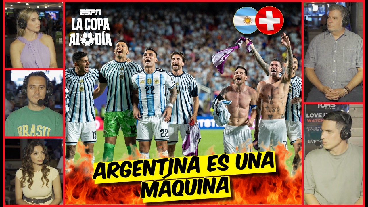ARGENTINA ELIMINA a SUIZA y AVANZA a SEMIFINALES con GOLAZO de JULIÁN ÁLVAREZ | La Copa Al Día
