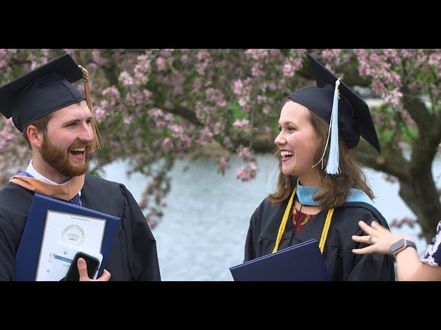 Thumbnail for video titled: 2018 Commencement Highlights | Cedarville University