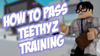 How to pass Teethyz Dentist Training| Teethyz Dentist Training Answers | Roblox 2023