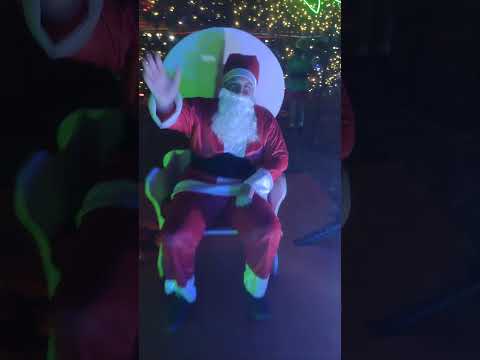 Papa Noel en la plaza de Reconquista Santa fe