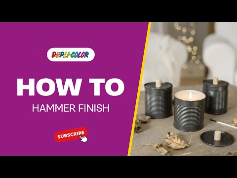 DUPLI-COLOR Hammer Finish Spray paint | How to HAMMER FINISH