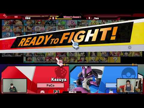 The Vero Standard - 29 C0rd (Lucario) vs PaCo (Kazuya) - Winner 's Round 1