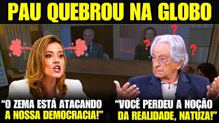 Natuza SURTA com ataques de Zema ao STF, pede sua PRISÃO e leva aula de Gabeira na Globo!