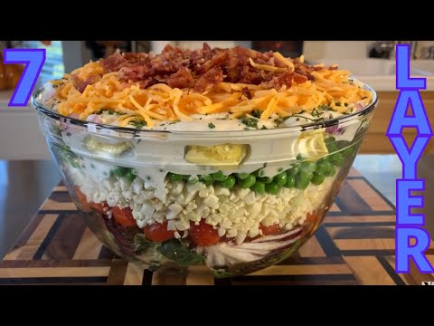 Easy 7 Layer Salad Recipes/How To
