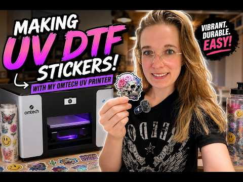 Making UV DTF Stickers with my OMTech Spectra Dual Printhead