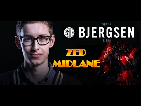 TSM Bjergsen Jugando SoloQ Zed Midlane vs Ryze en Challenger NA |  ProPlayers