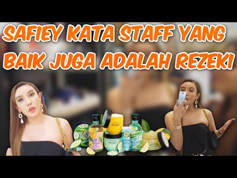 SAFIEY SHOPPING SAKAN PAKAI AMBIK JE BARANG2 HARGA RIBU2 BELANJA STAFF GLASSKINZ