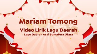 Download lagu Video Lirik Lagu Daerah | Mariam Tomong mp3 Download lagu Video Lirik Lagu Daerah | Mariam Tomong mp3