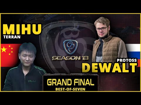 BSL13 GRAND FINALS - 🇨🇳 Mihu vs 🇷🇺 Dewalt // StarCraft 1 Remastered Pro Tournament