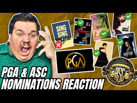 2025 PGA Awards + American Society of Cinematographers Nominations REACTION
