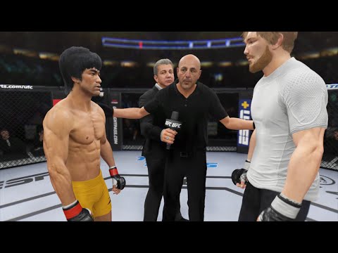 Bruce Lee vs. Logan Paul - EA Sports UFC 4 - Epic Fight 🔥🐲