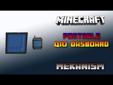 Portable QIO Dashboard 🔌 Mekanism Tutorial 1.16 🔌 Deutsch / German