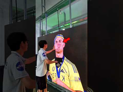 😱This boy put Ronaldo's nose back in the right place.#shortvideo
