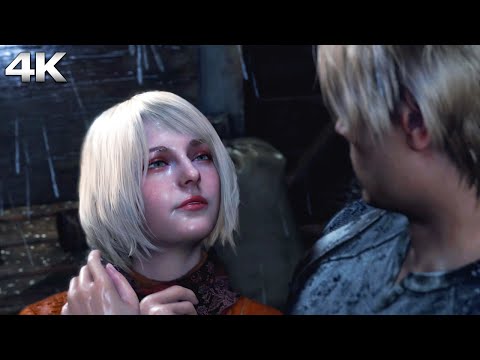 Resident Evil 4 Remake - Leon And Ashley Escape The Church 4K UHD