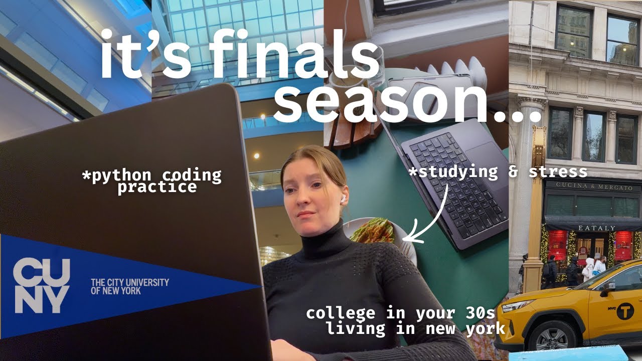 An *intense* week of exams & studying 📚⎸ the end of my first semester!! - YouTube video featuring the word submit
