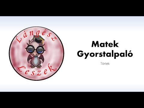 Matek gyorstalpaló /Törtek/