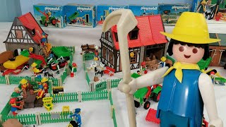 PLAYMOBIL Bauernhof 1978-1991 mit Traktor 3500