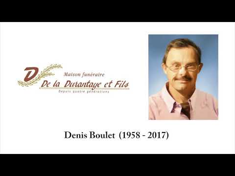 Denis Boulet (1958 2017)