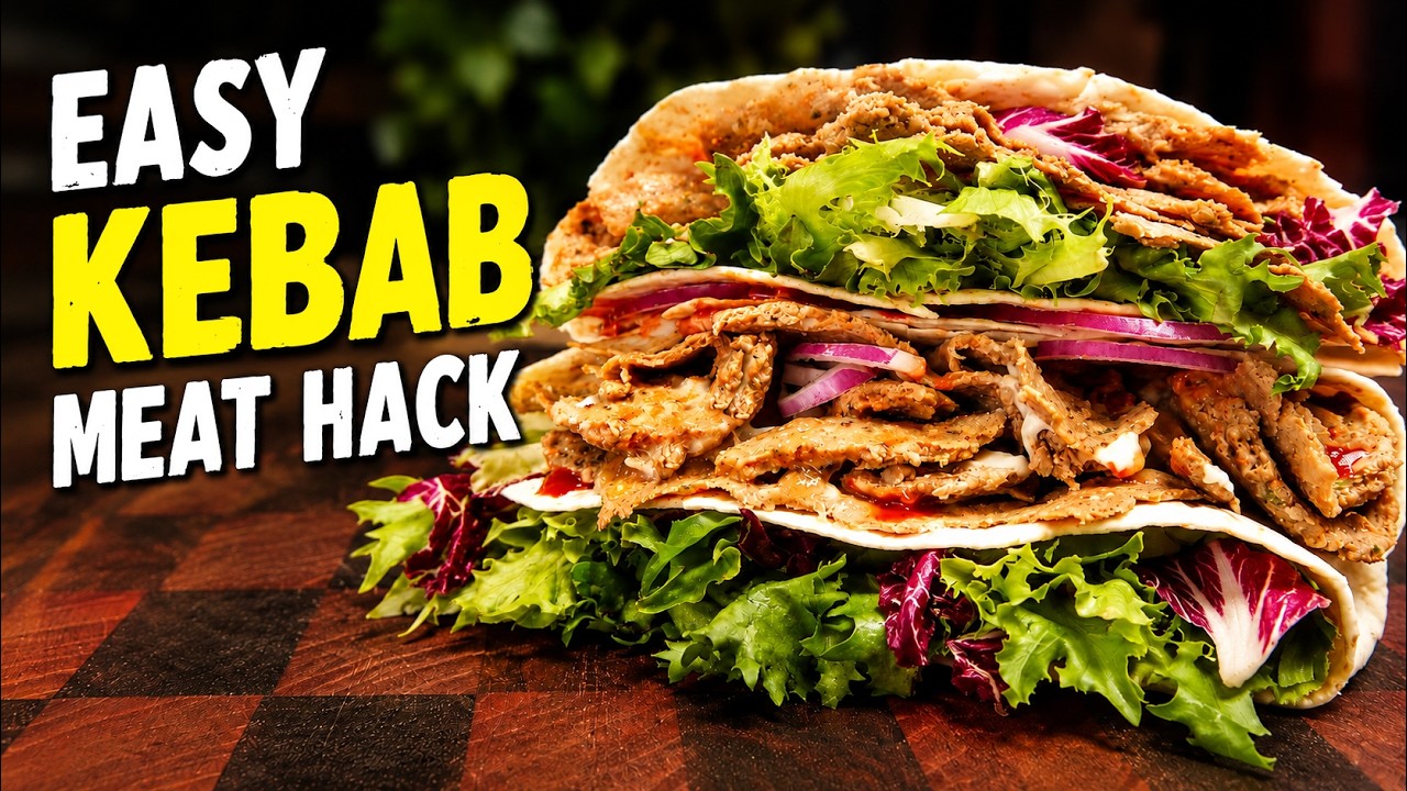 Lamb Doner Kebab Meat Hack:  Quick, Easy, Cheap & Delicious: