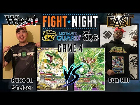 [DBS TCG] East vs West Fight Night Day 1 - Russell Stelzer VS Eon Hill - Game 4