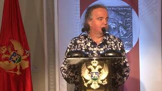 Dodjela Njegoseve nagrade  Miljenko Jergovic  clan zirija