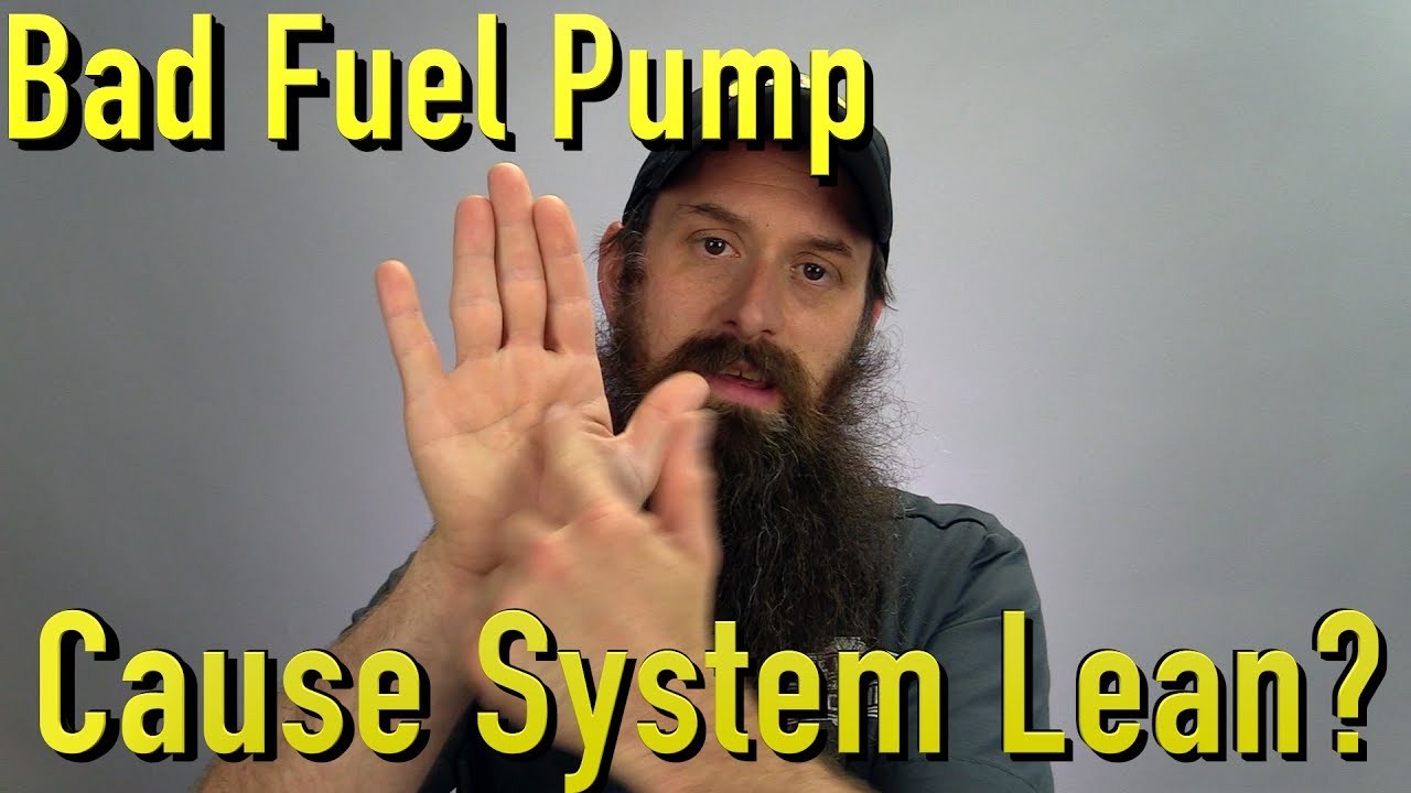 Can a bad fuel pump cause a lean code? Tipseri