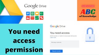 You need Permission to access & request access