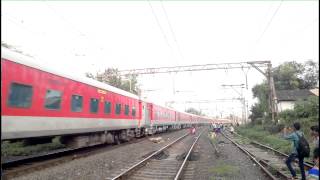 preview picture of video 'First On Youtube : 04408 NZM - PUNE PREMIUM AC INAUGURAL SPL with a Loco offlink LGD WAG-9 #31393'