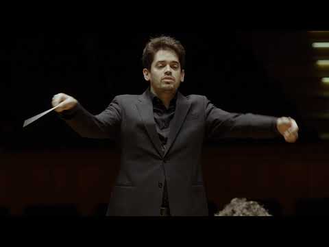 The Israel Philharmonic plays Hatikvah (Israel anthem) conducted by Lahav Shani