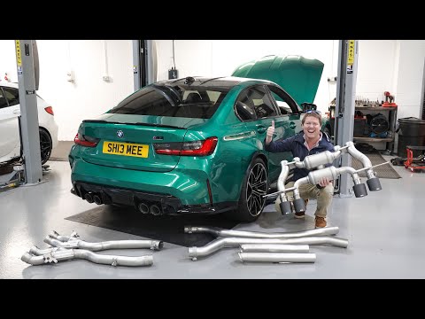 BMW M3 COMPETITION EXHAUST UPGRADE! Remus Downpipe-Back System | SHMUSEUM VLOG 23