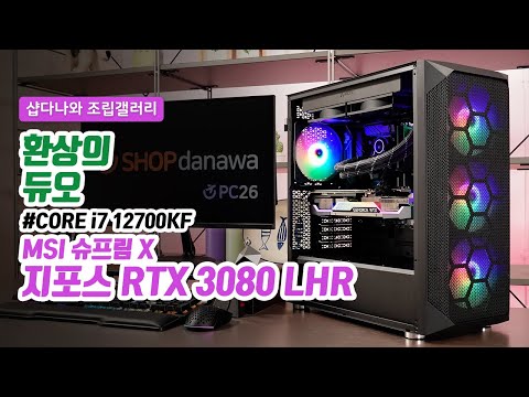 환상의 듀오 | 코어 i7 12700KF + RTX 3080 + 아이구주 VENTI D1000 + ARCTIC Liquid Freezer II 280 [샵다나와 조립컴퓨터]
