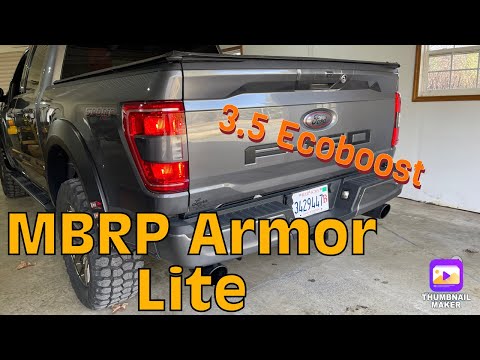MBRP Armor Lite on 2021+ F150 3.5 Ecoboost review